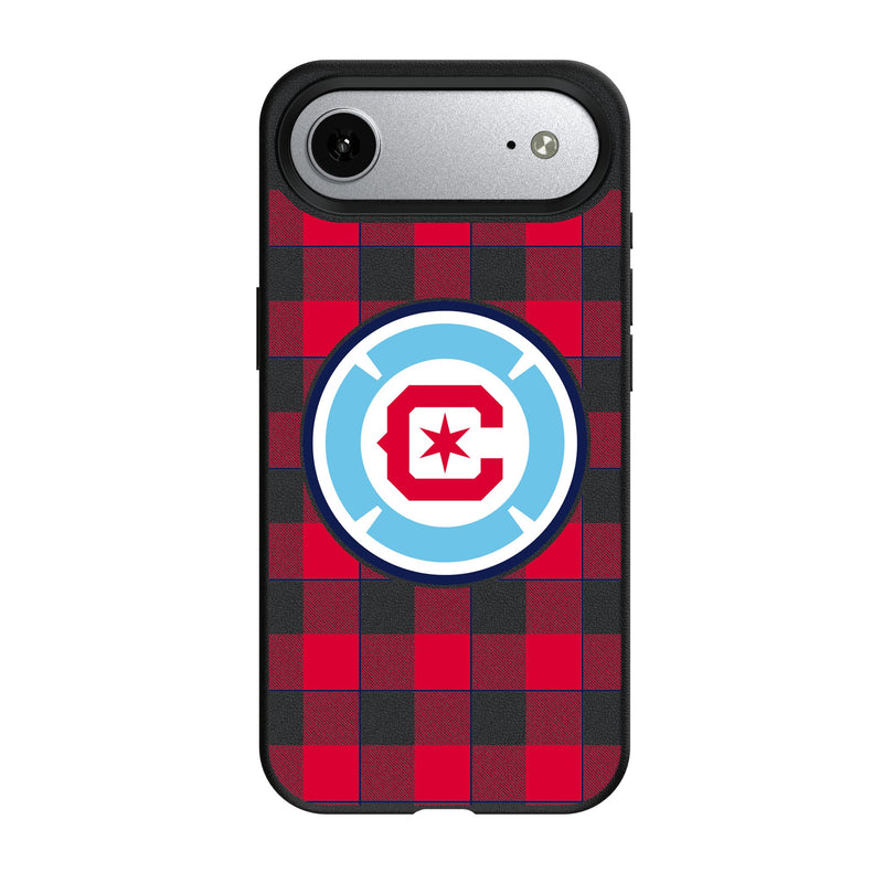 Chicago Fire Plaid iPhone MagSafe Compatible Phone Case for Apple iPhone