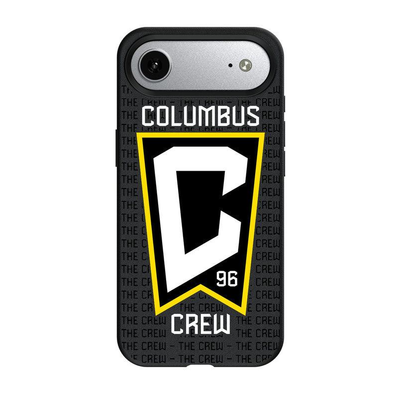 Columbus Crew Text Backdrop iPhone MagSafe Compatible Phone Case for Apple iPhone
