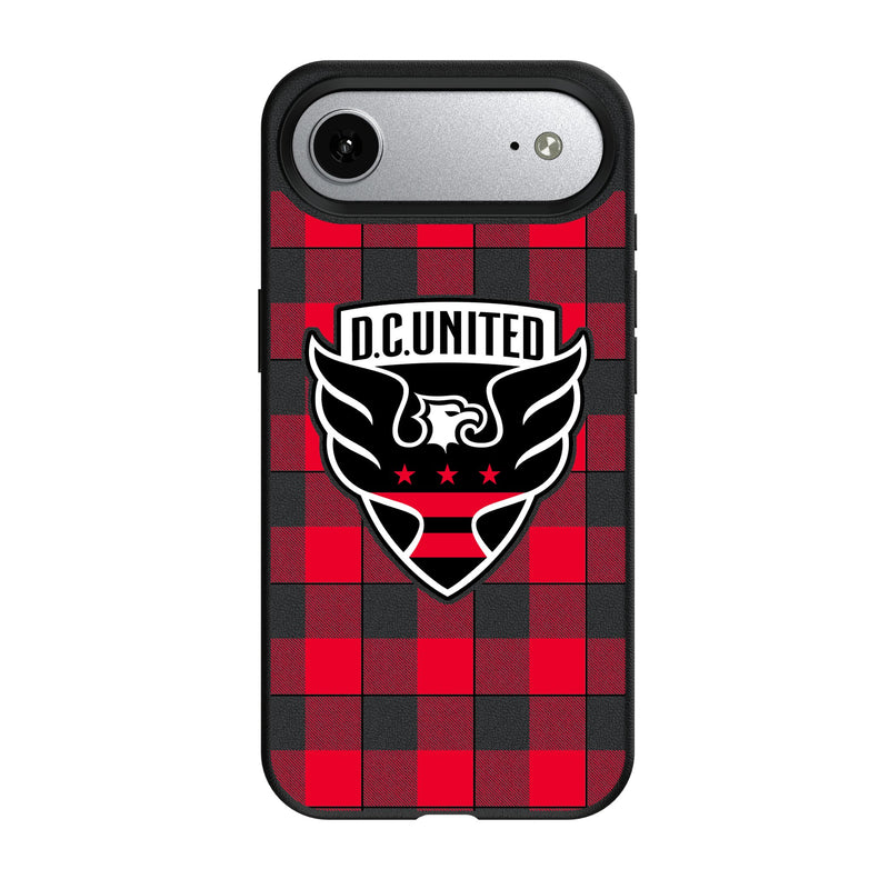 DC United Plaid iPhone MagSafe Compatible Phone Case for Apple iPhone