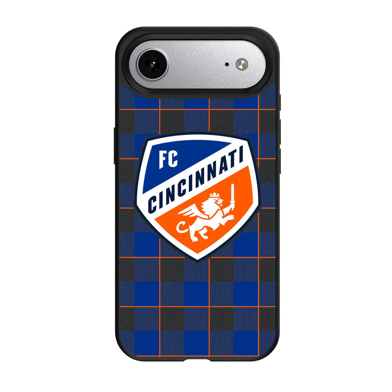 FC Cincinnati Plaid iPhone MagSafe Compatible Phone Case for Apple iPhone