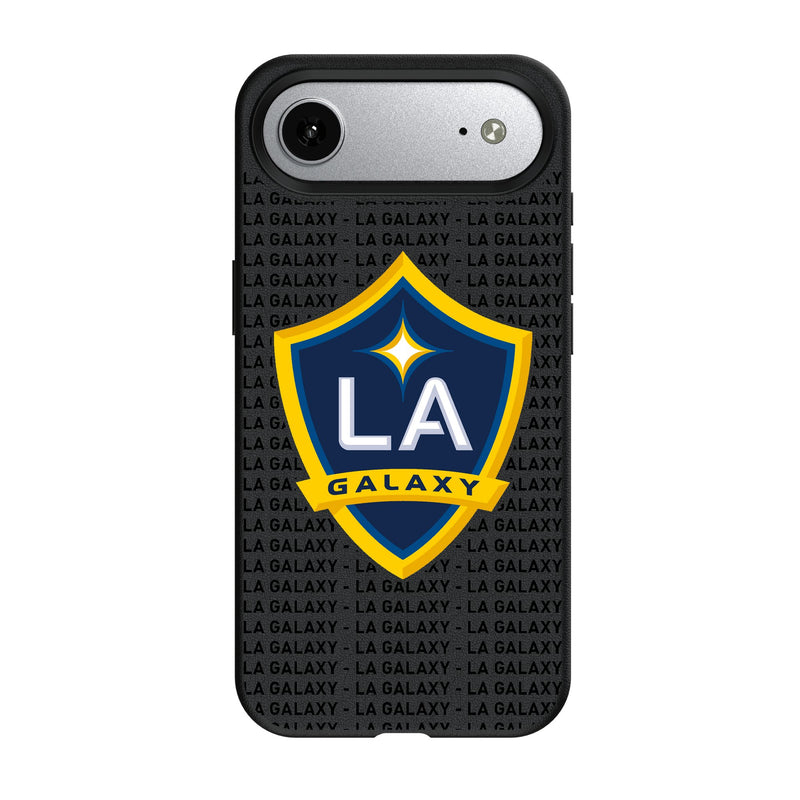 LA Galaxy Text Backdrop iPhone MagSafe Compatible Phone Case for Apple iPhone