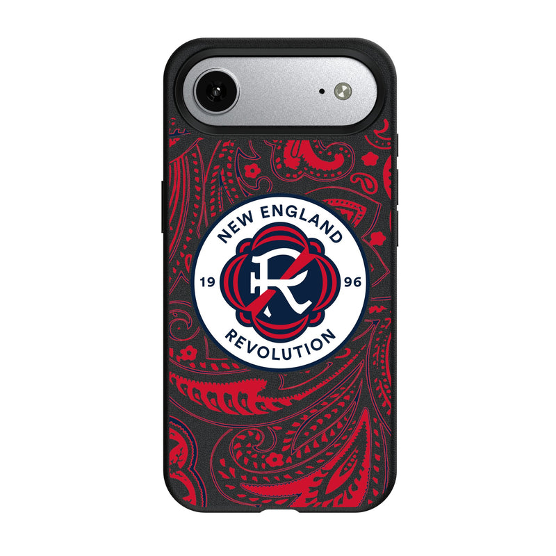 New England Revolution Paisley iPhone MagSafe Compatible Phone Case for Apple iPhone