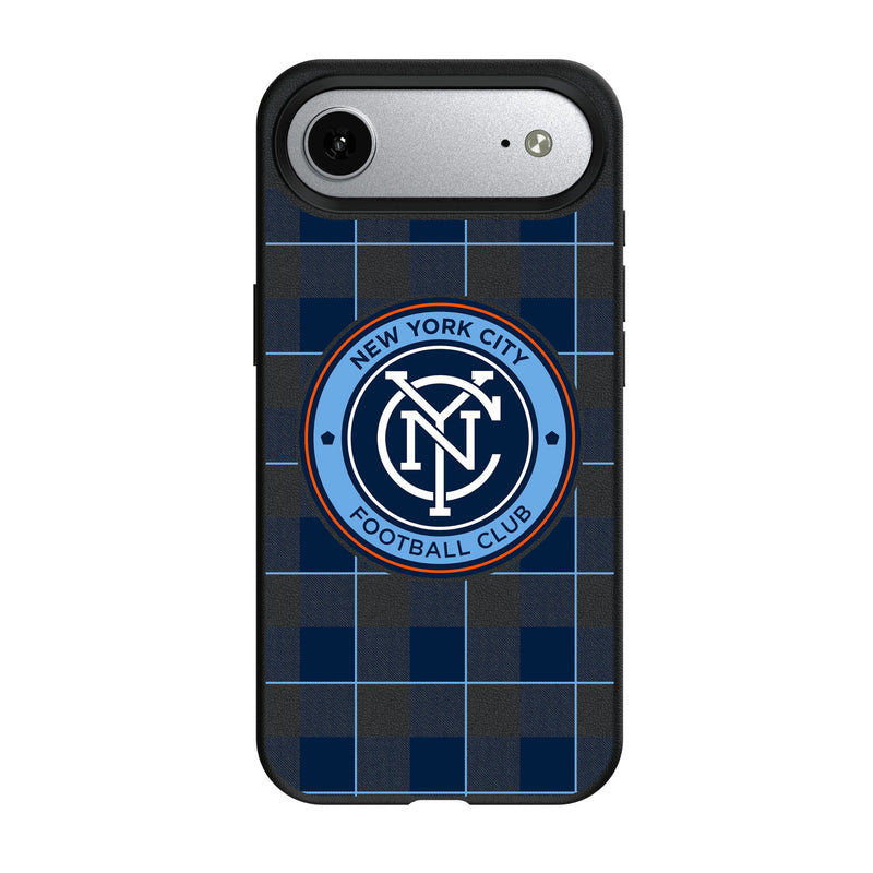 New York City FC Plaid iPhone MagSafe Compatible Phone Case for Apple iPhone