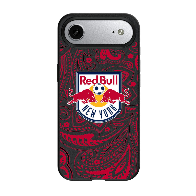 New York Red Bulls Paisley iPhone MagSafe Compatible Phone Case for Apple iPhone