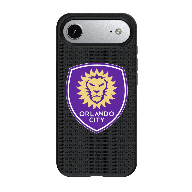 Orlando City Soccer Club Text Backdrop iPhone MagSafe Compatible Phone Case for Apple iPhone