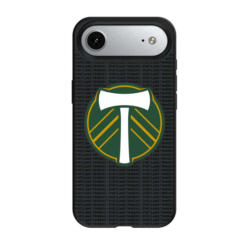 Portland Timbers Text Backdrop iPhone MagSafe Compatible Phone Case for Apple iPhone