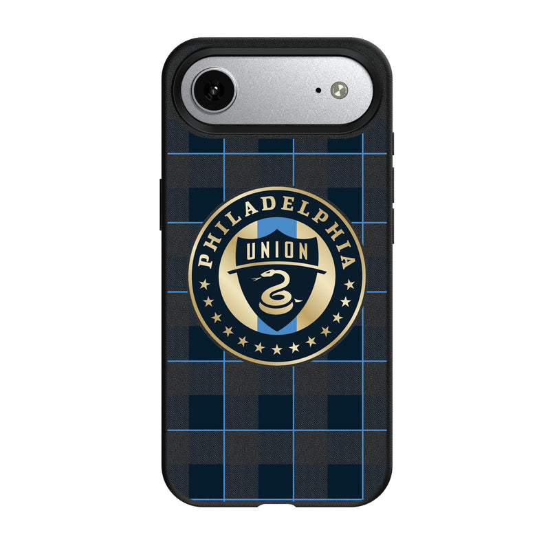 Philadelphia Union Plaid iPhone MagSafe Compatible Phone Case for Apple iPhone