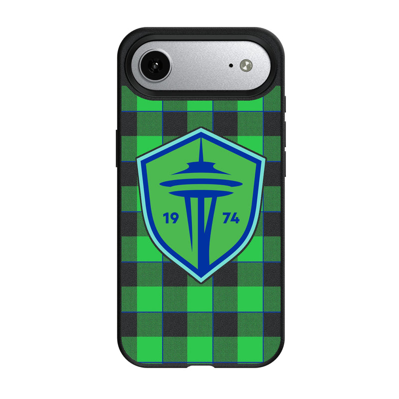 Seattle Sounders FC Plaid iPhone MagSafe Compatible Phone Case for Apple iPhone