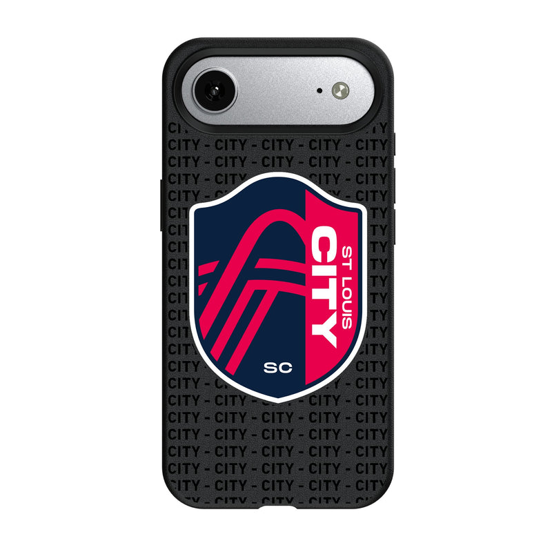St. Louis CITY SC Text Backdrop iPhone MagSafe Compatible Phone Case for Apple iPhone