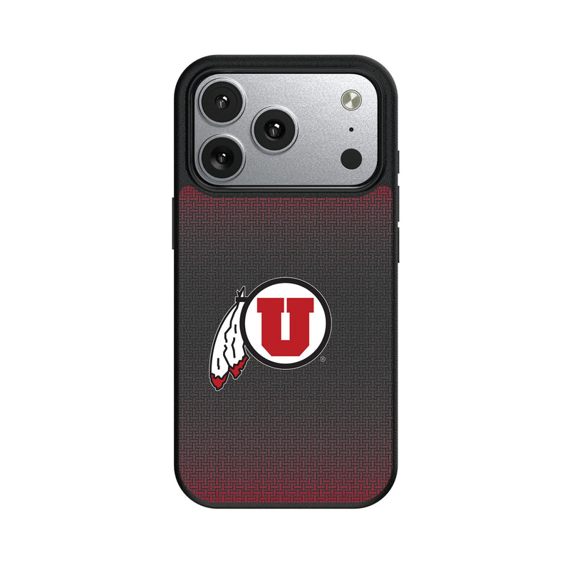 University of Utah Utes Linen iPhone MagSafe Compatible Phone Case for Apple iPhone