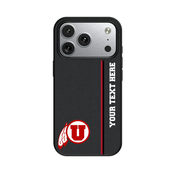 University of Utah Utes Personalized Sidebard iPhone MagSafe Compatible Phone Case for Apple iPhone