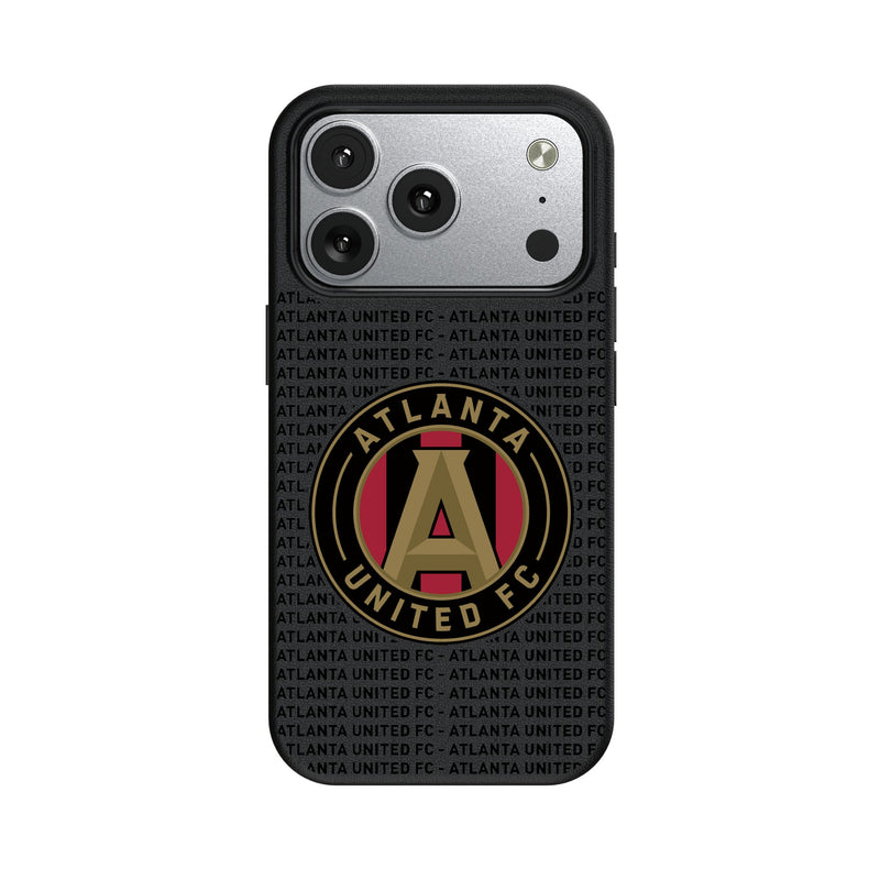 Atlanta United FC Text Backdrop iPhone MagSafe Compatible Phone Case for Apple iPhone