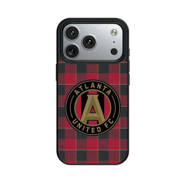 Atlanta United FC Plaid iPhone MagSafe Compatible Phone Case for Apple iPhone