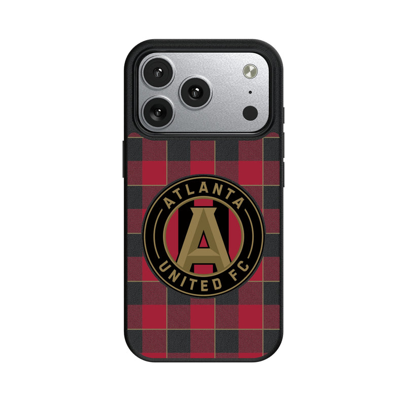 Atlanta United FC Plaid iPhone MagSafe Compatible Phone Case for Apple iPhone