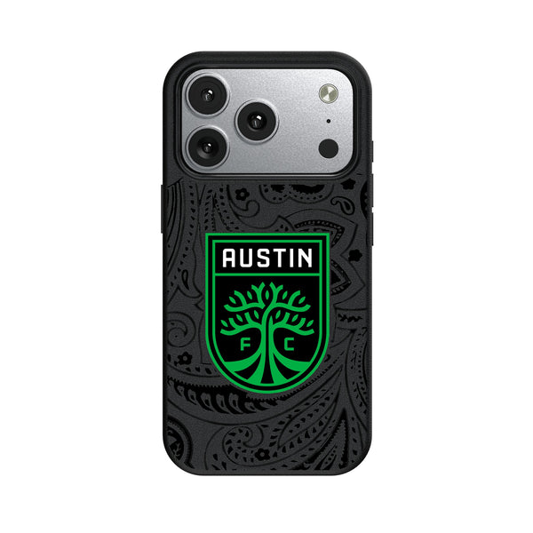 Austin FC Paisley iPhone MagSafe Compatible Phone Case for Apple iPhone