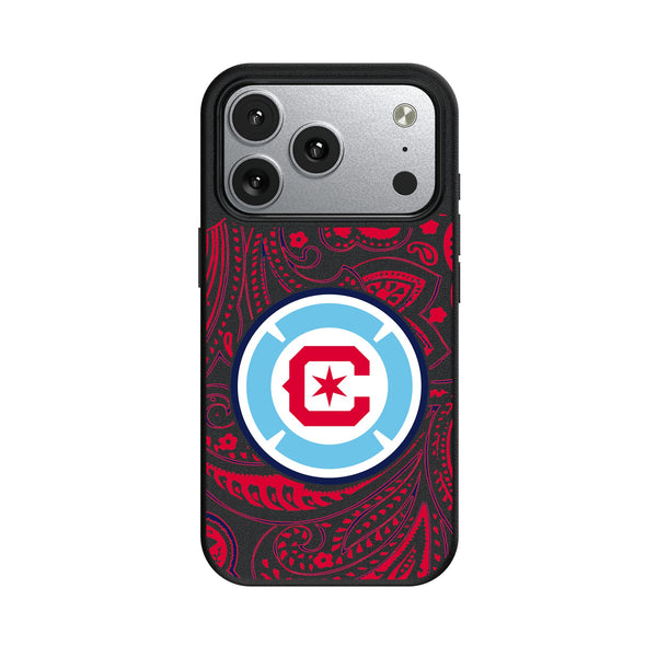 Chicago Fire Paisley iPhone MagSafe Compatible Phone Case for Apple iPhone