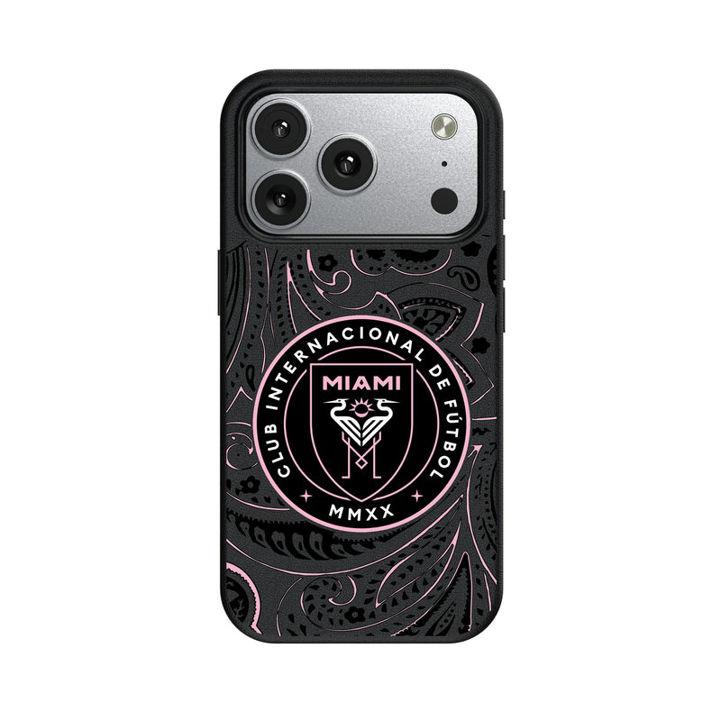 Inter Miami CF Paisley iPhone MagSafe Compatible Phone Case for Apple iPhone