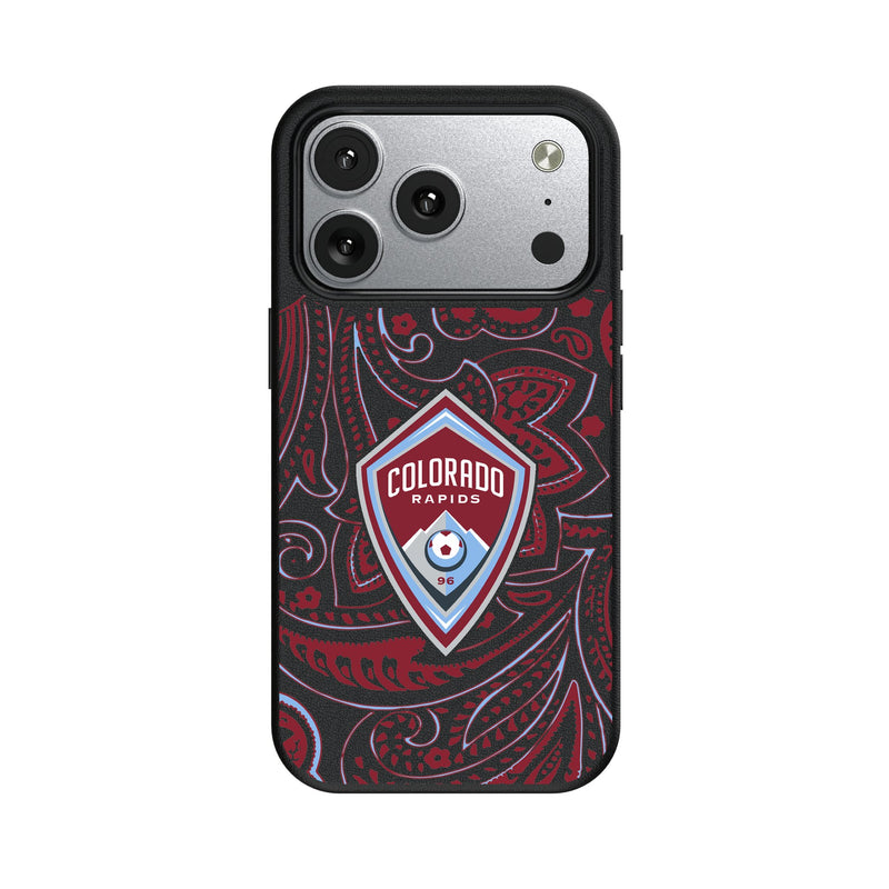Colorado Rapids Paisley iPhone MagSafe Compatible Phone Case for Apple iPhone