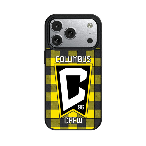 Columbus Crew Plaid iPhone MagSafe Compatible Phone Case for Apple iPhone