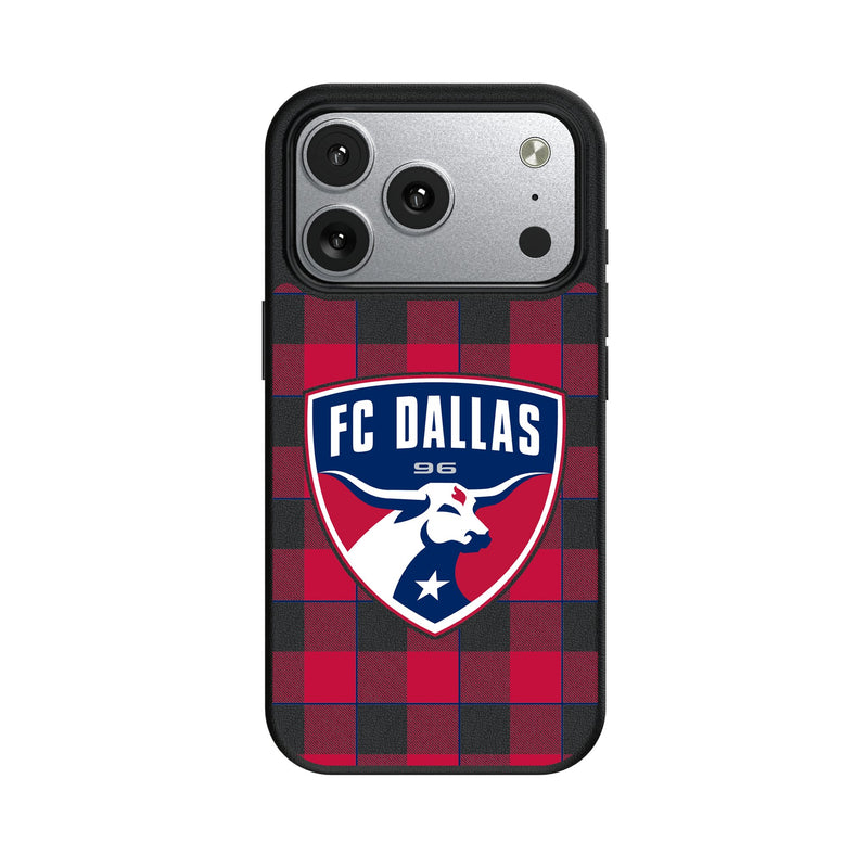 FC Dallas Plaid iPhone MagSafe Compatible Phone Case for Apple iPhone