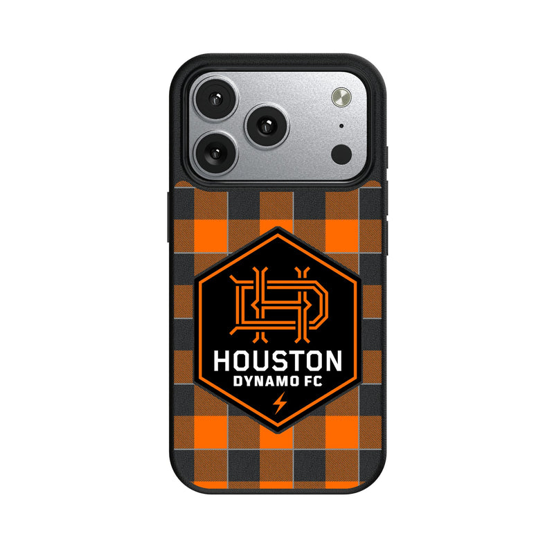 Houston Dynamo Plaid iPhone MagSafe Compatible Phone Case for Apple iPhone