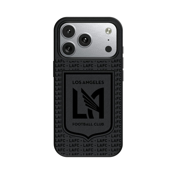 Los Angeles Football Club Text Backdrop iPhone MagSafe Compatible Phone Case for Apple iPhone