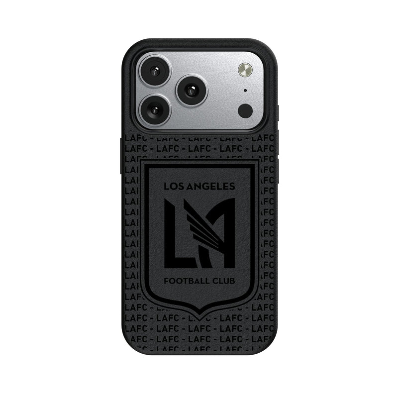 Los Angeles Football Club Text Backdrop iPhone MagSafe Compatible Phone Case for Apple iPhone