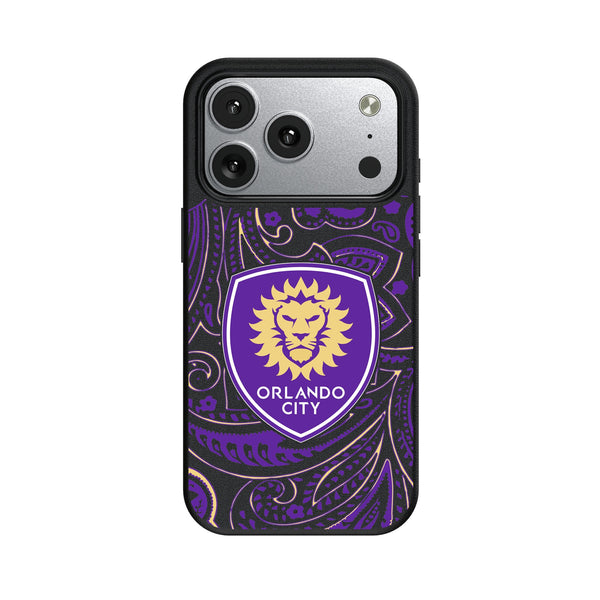 Orlando City Soccer Club Paisley iPhone MagSafe Compatible Phone Case for Apple iPhone