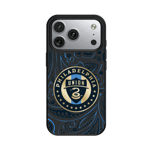 Philadelphia Union Paisley iPhone MagSafe Compatible Phone Case for Apple iPhone