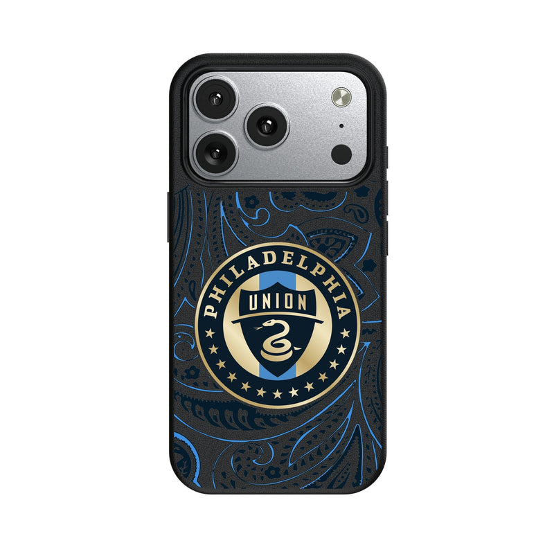 Philadelphia Union Paisley iPhone MagSafe Compatible Phone Case for Apple iPhone