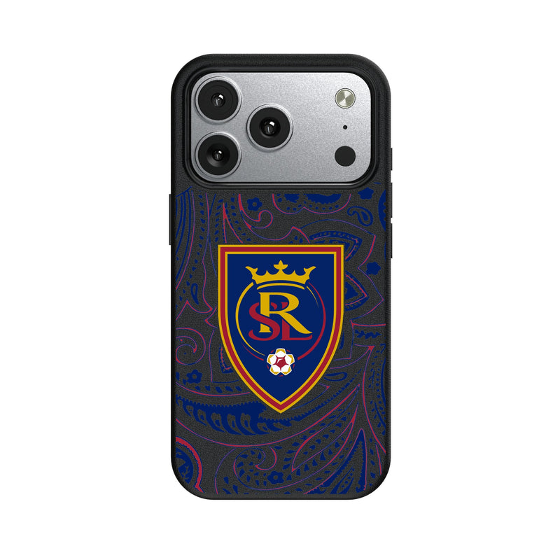 Real Salt Lake Paisley iPhone MagSafe Compatible Phone Case for Apple iPhone