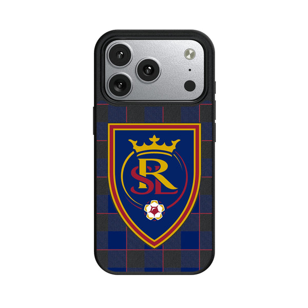 Real Salt Lake Plaid iPhone MagSafe Compatible Phone Case for Apple iPhone