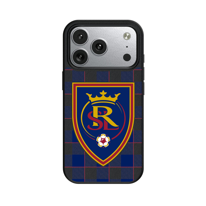 Real Salt Lake Plaid iPhone MagSafe Compatible Phone Case for Apple iPhone