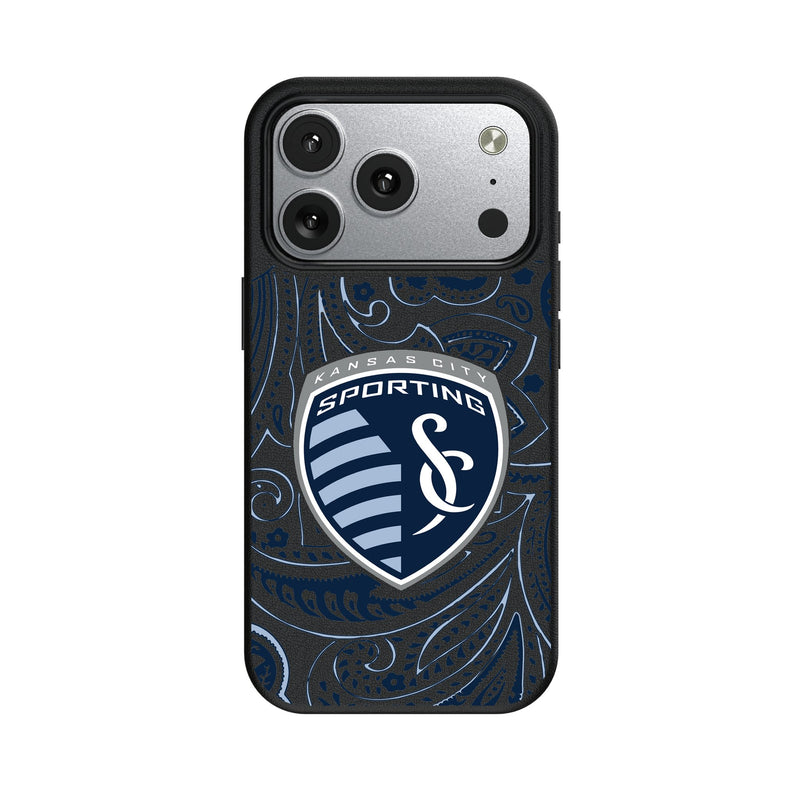 Sporting Kansas City Paisley iPhone MagSafe Compatible Phone Case for Apple iPhone