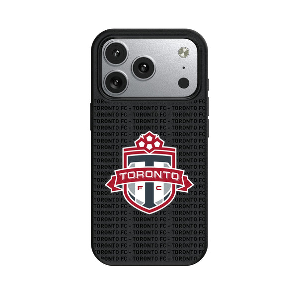 Toronto FC Text Backdrop iPhone MagSafe Compatible Phone Case for Apple iPhone