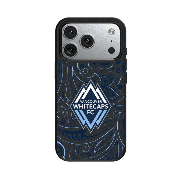 Vancouver Whitecaps Paisley iPhone MagSafe Compatible Phone Case for Apple iPhone