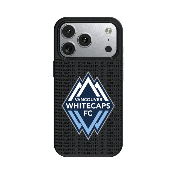 Vancouver Whitecaps Text Backdrop iPhone MagSafe Compatible Phone Case for Apple iPhone