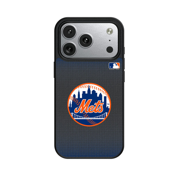 New York Mets Linen iPhone MagSafe Compatible Phone Case for Apple iPhone