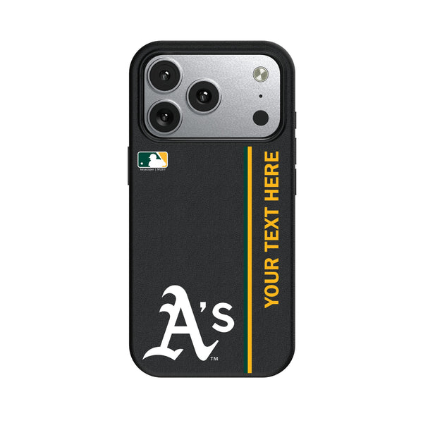 Oakland Athletics Personalized Sidebard iPhone MagSafe Compatible Phone Case for Apple iPhone