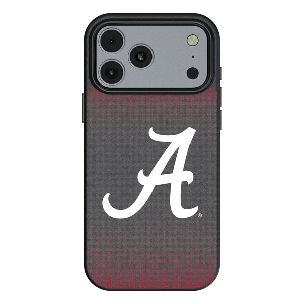 University of Alabama Crimson Tide Script A Linen iPhone MagSafe Compatible Phone Case for Apple iPhone