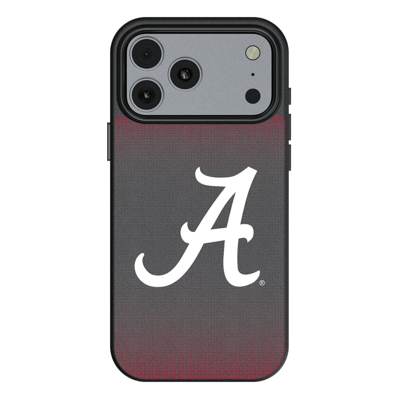 University of Alabama Crimson Tide Script A Linen iPhone MagSafe Compatible Phone Case for Apple iPhone
