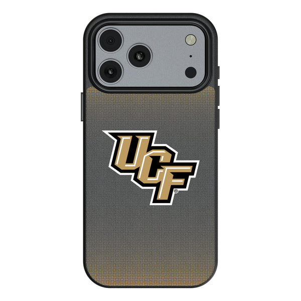 University of Central Florida Golden Knights Linen iPhone MagSafe Compatible Phone Case for Apple iPhone
