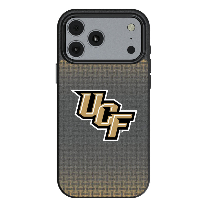 University of Central Florida Golden Knights Linen iPhone MagSafe Compatible Phone Case for Apple iPhone