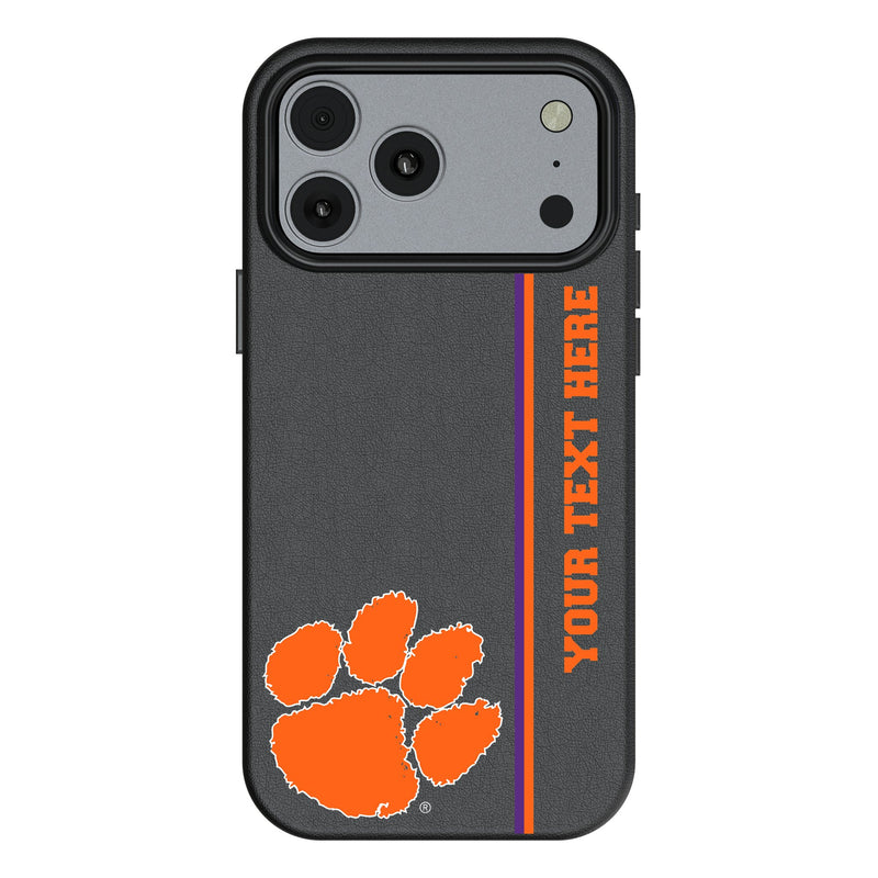 Clemson University Tigers Personalized Sidebard iPhone MagSafe Compatible Phone Case for Apple iPhone