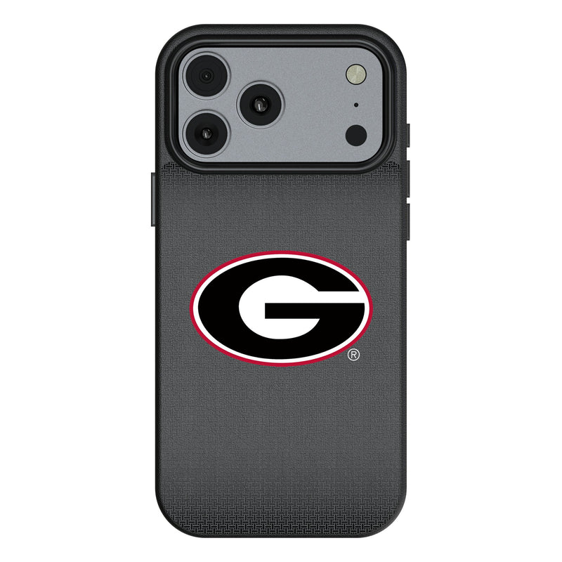 University of Georgia Bulldogs Linen iPhone MagSafe Compatible Phone Case for Apple iPhone