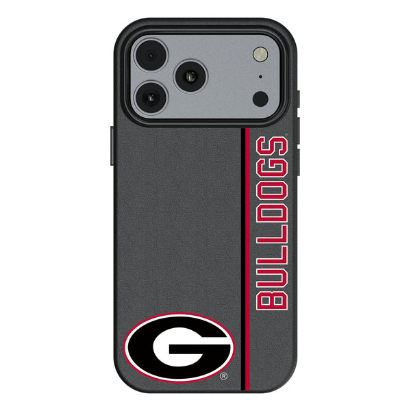 University of Georgia Bulldogs Sidebar iPhone MagSafe Compatible Phone Case for Apple iPhone