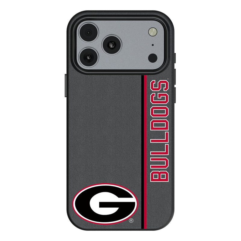 University of Georgia Bulldogs Sidebar iPhone MagSafe Compatible Phone Case for Apple iPhone