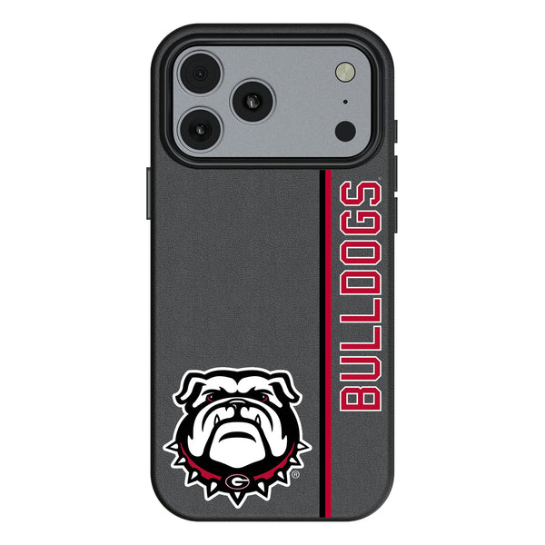 University of Georgia Bulldogs Uga Sidebar iPhone MagSafe Compatible Phone Case for Apple iPhone