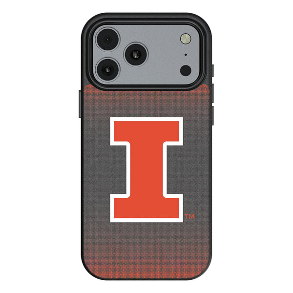 University of Illinois Fighting Illini Linen iPhone MagSafe Compatible Phone Case for Apple iPhone