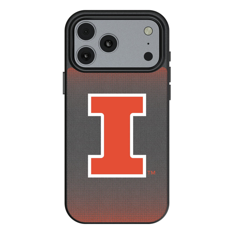 University of Illinois Fighting Illini Linen iPhone MagSafe Compatible Phone Case for Apple iPhone